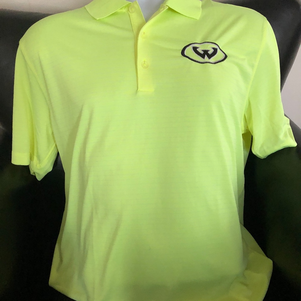 Nike Yellow Golf Polo Dri-Fit